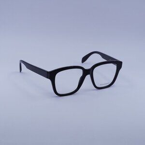 Alexander McQueen AM0333O 002 Eyeglasses Black 52mm Square Frame